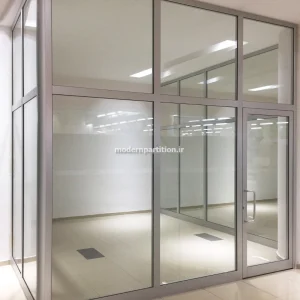 تولید پارتیشن شیشه ای اداری تک جداره در تهران