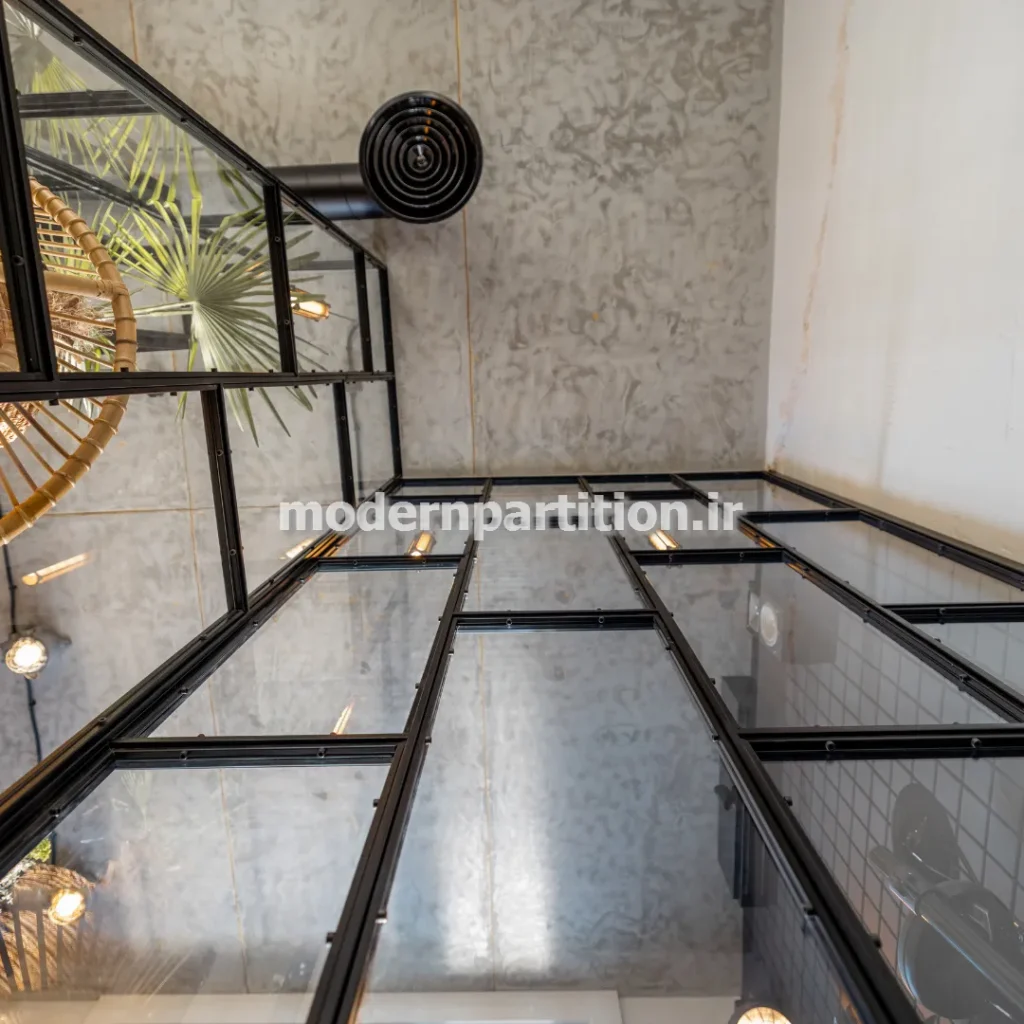 خرید پارتیشن شیشه ای ریلی و اتومات در تهران