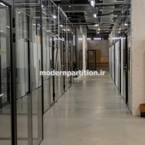 پارتیشن شیشه ای دوجداره با نصب سریع در تهران